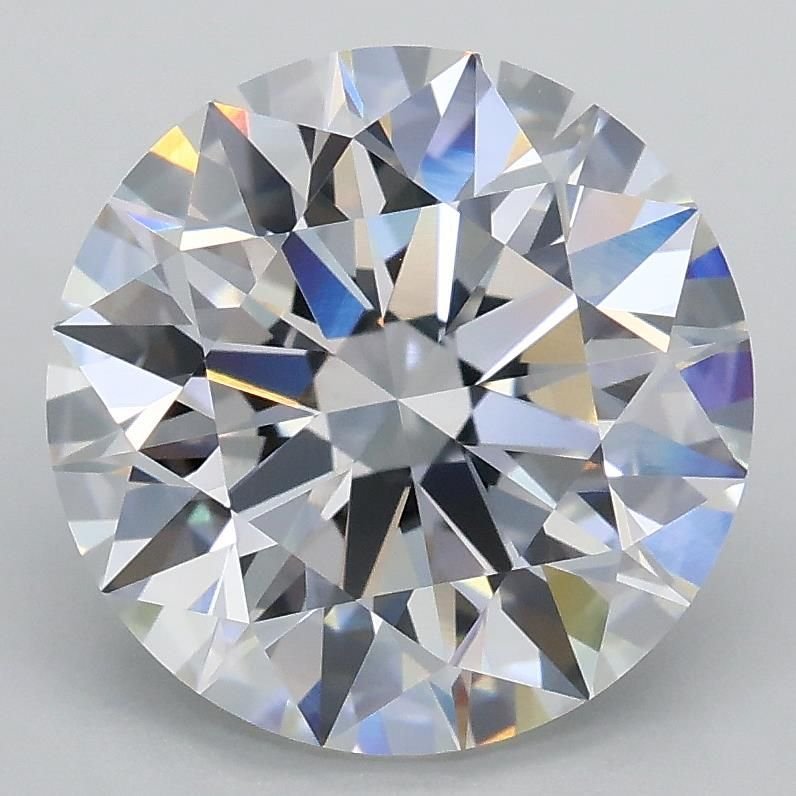 3.08ct E VVS2 Rare Carat Ideal Cut Round Lab Grown Diamond