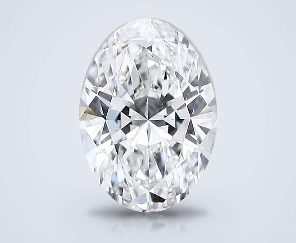 1.58 Carat Oval Lab Diamond