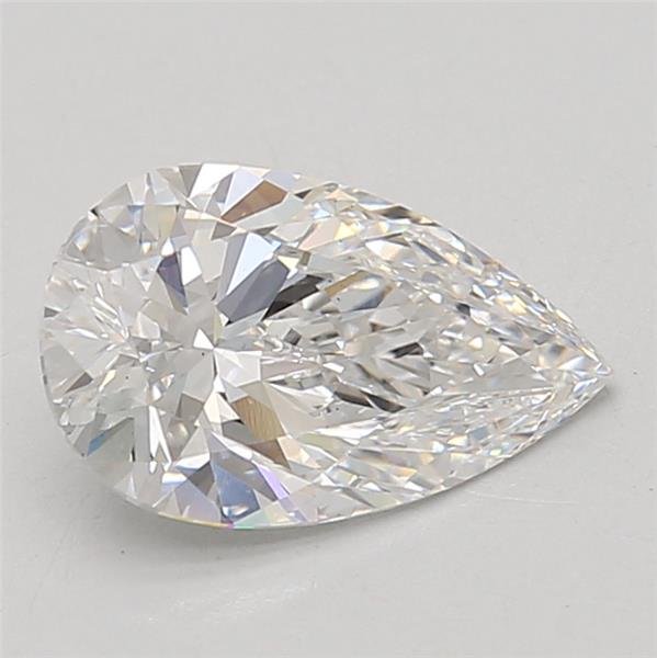 1.87ct D VS2 Rare Carat Ideal Cut Pear Lab Grown Diamond