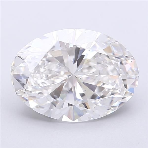 4.02ct E VS2 Very Good Cut Oval Lab Grown Diamond