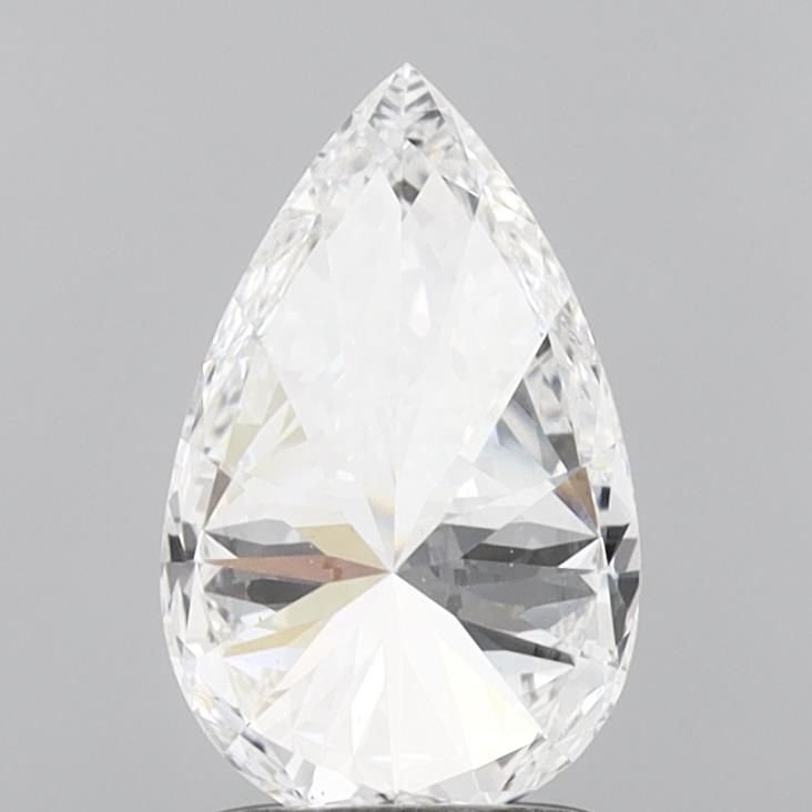 1.53ct D VS1 Rare Carat Ideal Cut Pear Lab Grown Diamond