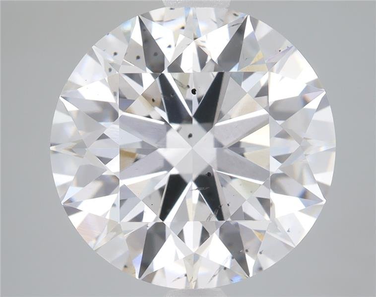 4.09ct F SI1 Rare Carat Ideal Cut Round Lab Grown Diamond