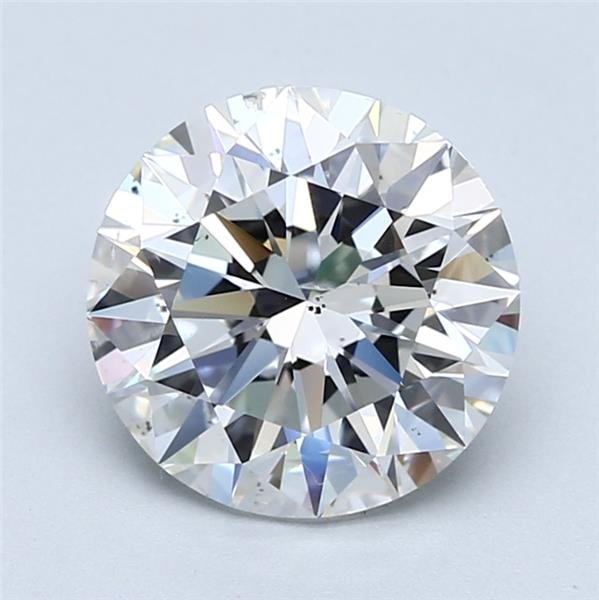 3.00ct G SI2 Rare Carat Ideal Cut Round Diamond