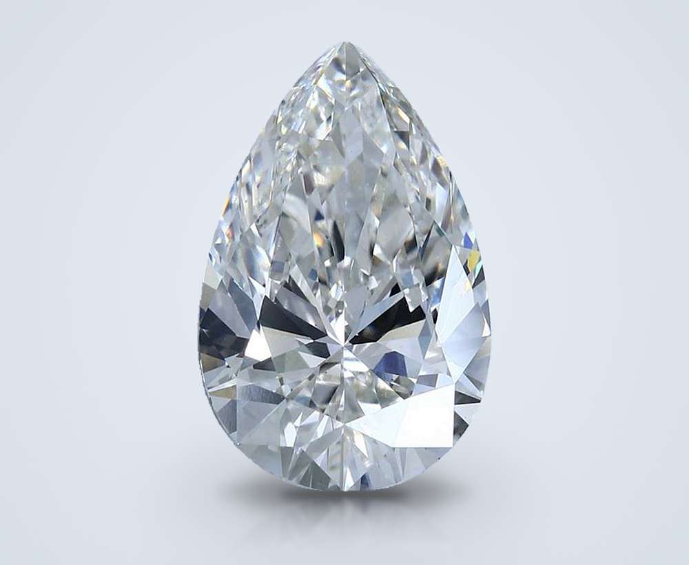 8.38 Carat Pear Lab Diamond