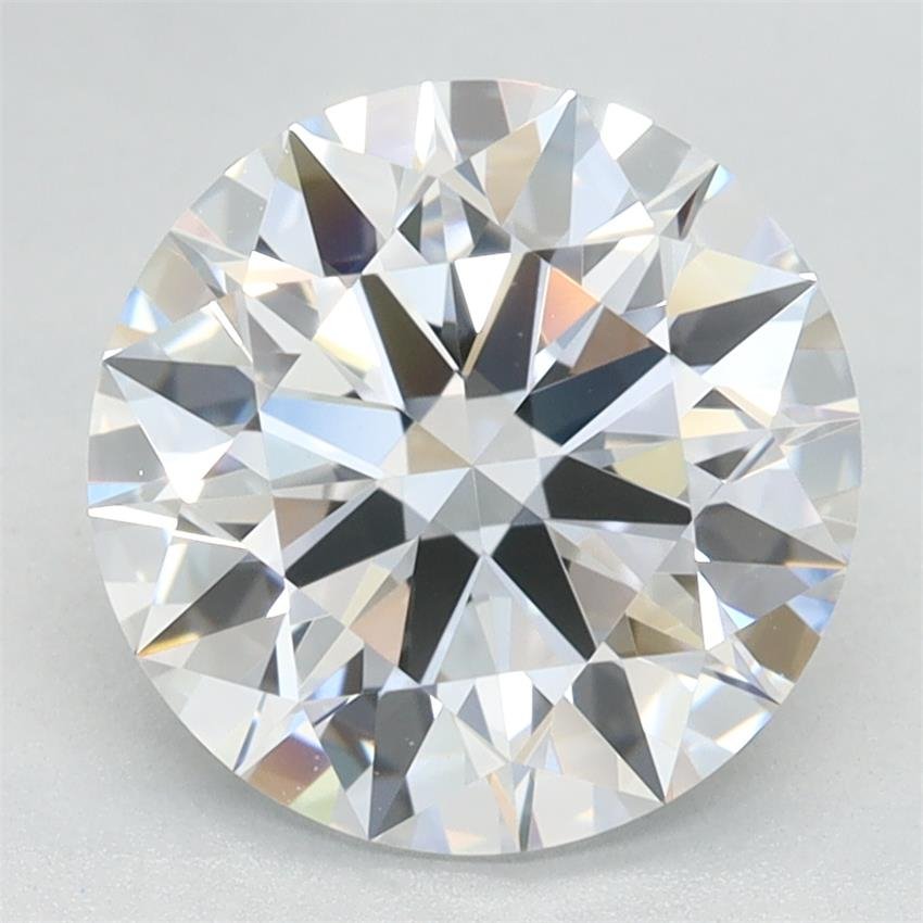 2.42ct D VVS2 Rare Carat Ideal Cut Round Lab Grown Diamond