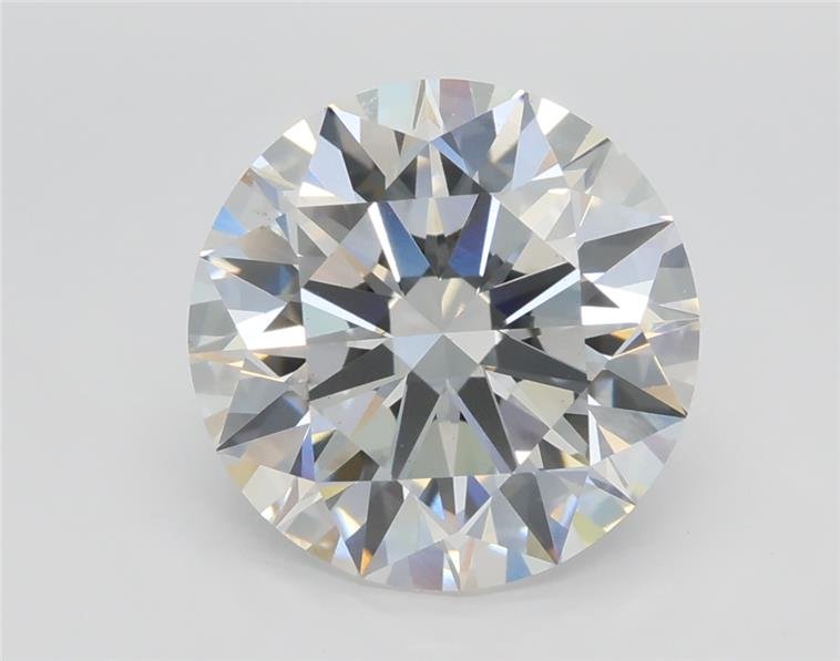 3.03ct E VS2 Rare Carat Ideal Cut Round Lab Grown Diamond