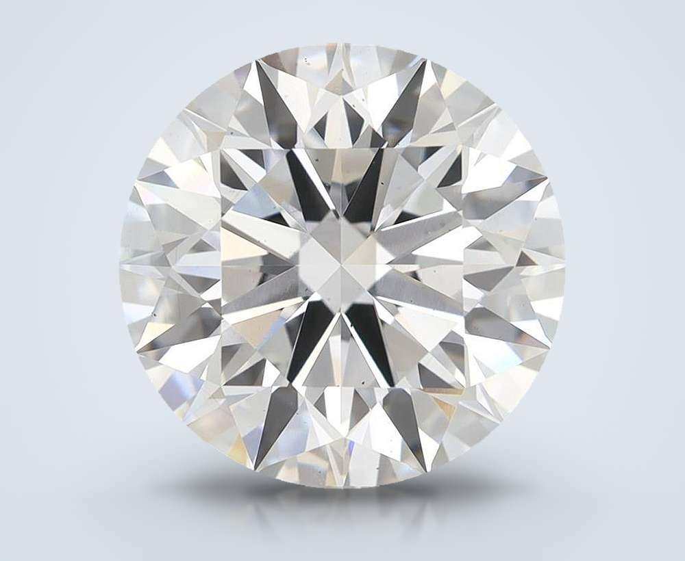 7.34 Carat Round Lab Diamond