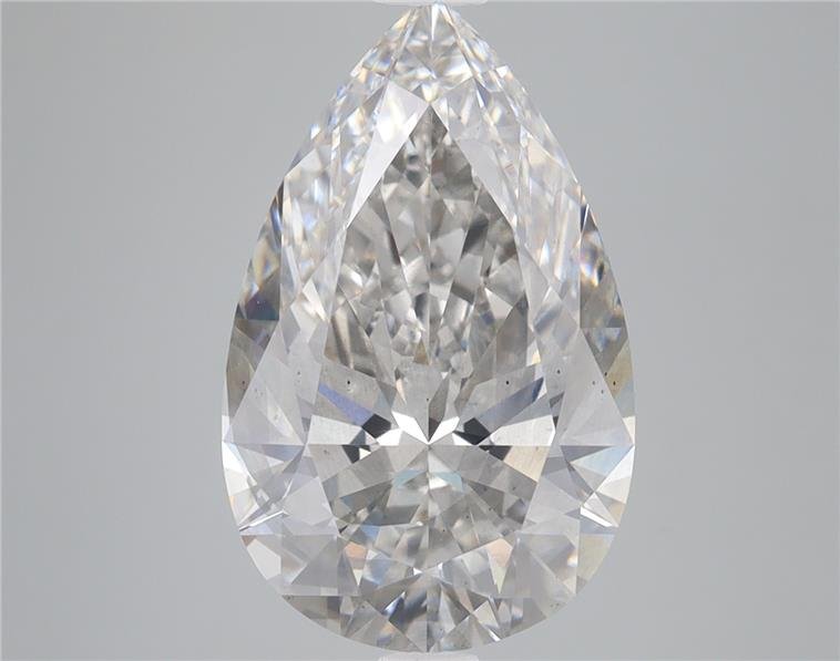 5.01ct H SI2 Rare Carat Ideal Cut Pear Lab Grown Diamond