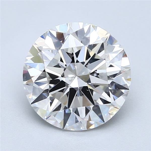 2.20ct H SI1 Rare Carat Ideal Cut Round Diamond