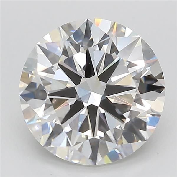 3.01ct F VVS2 Ideal Cut Round Lab Grown Diamond