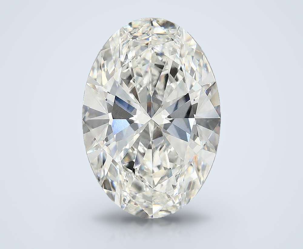 9.76 Carat Oval Lab Diamond