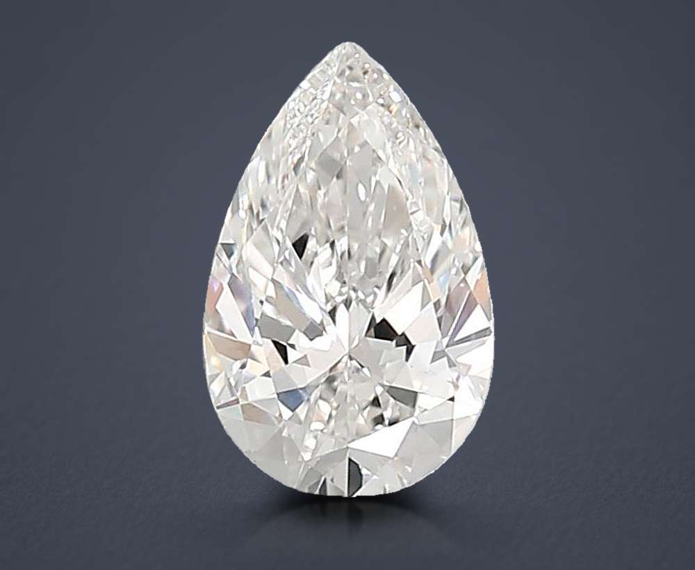2.00 Carat Pear Lab Diamond