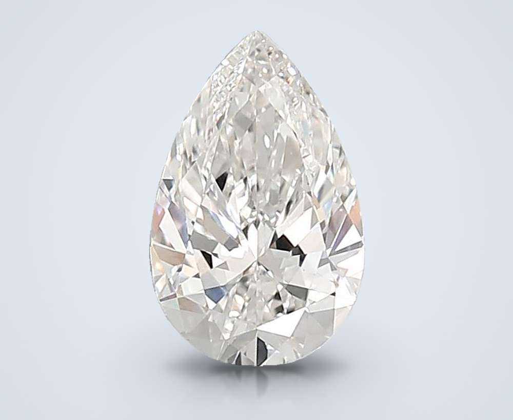 2.00 Carat Pear Lab Diamond
