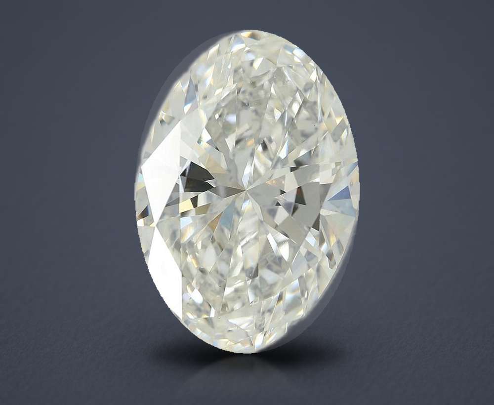 6.55 Carat Oval Lab Diamond