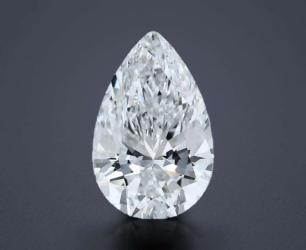 2.85 Carat Pear Lab Diamond