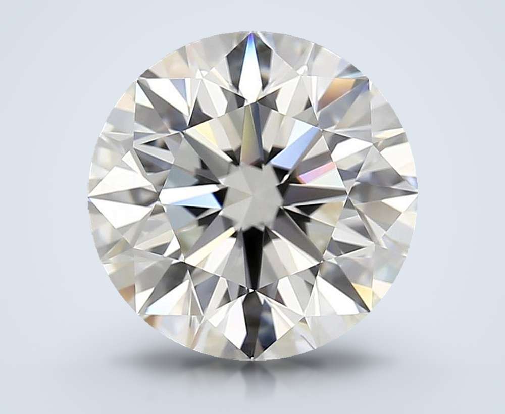 3.80 Carat Round Natural Diamond