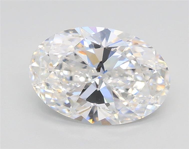 1.52ct D VS2 Very Good Cut Oval Lab Grown Diamond