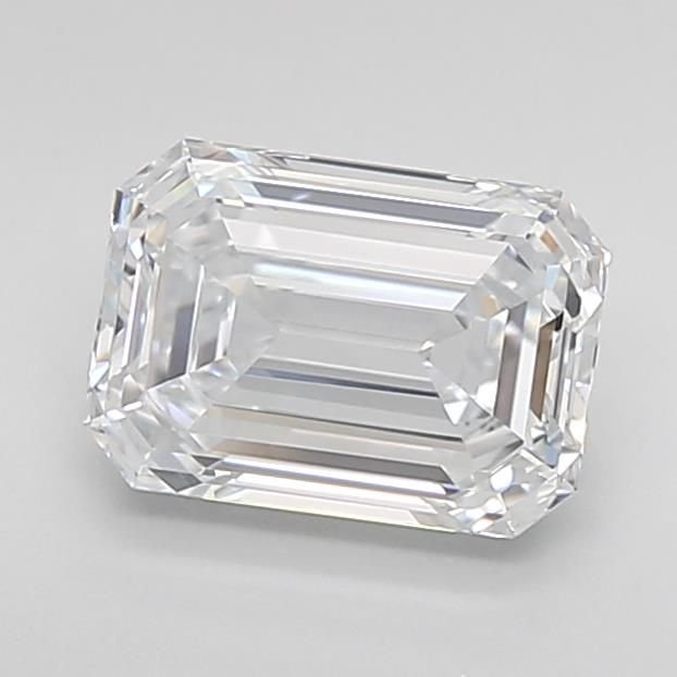 1.81ct E VVS2 Rare Carat Ideal Cut Emerald Lab Grown Diamond