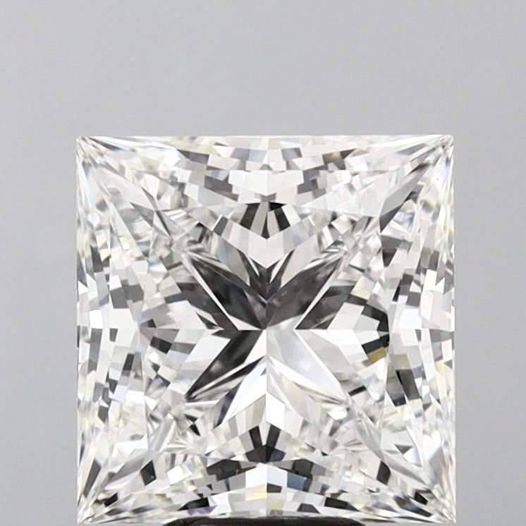 7.05ct F VS1 Rare Carat Ideal Cut Princess Lab Grown Diamond