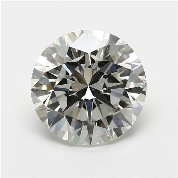 3.14ct K IF Rare Carat Ideal Cut Round Diamond