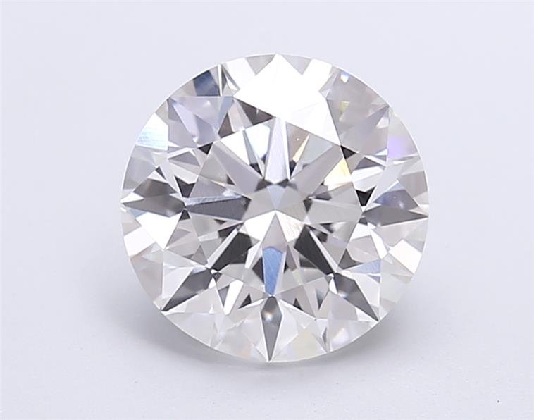 3.03ct E VVS2 Rare Carat Ideal Cut Round Lab Grown Diamond