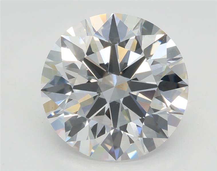 2.71ct D VS2 Rare Carat Ideal Cut Round Lab Grown Diamond