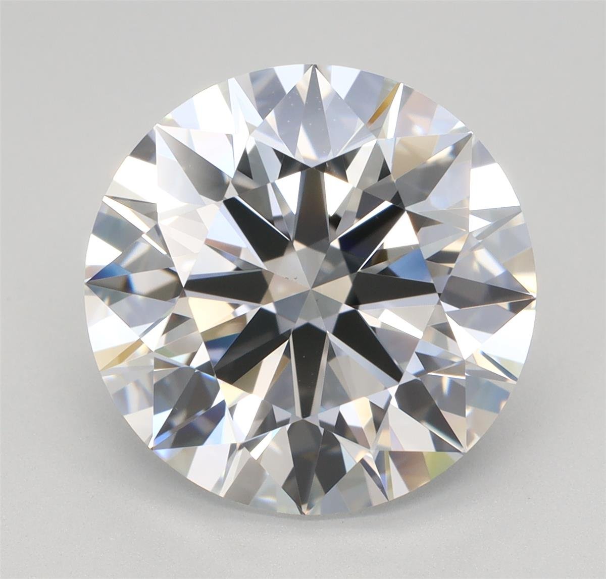 5.01ct E VVS2 Rare Carat Ideal Cut Round Lab Grown Diamond