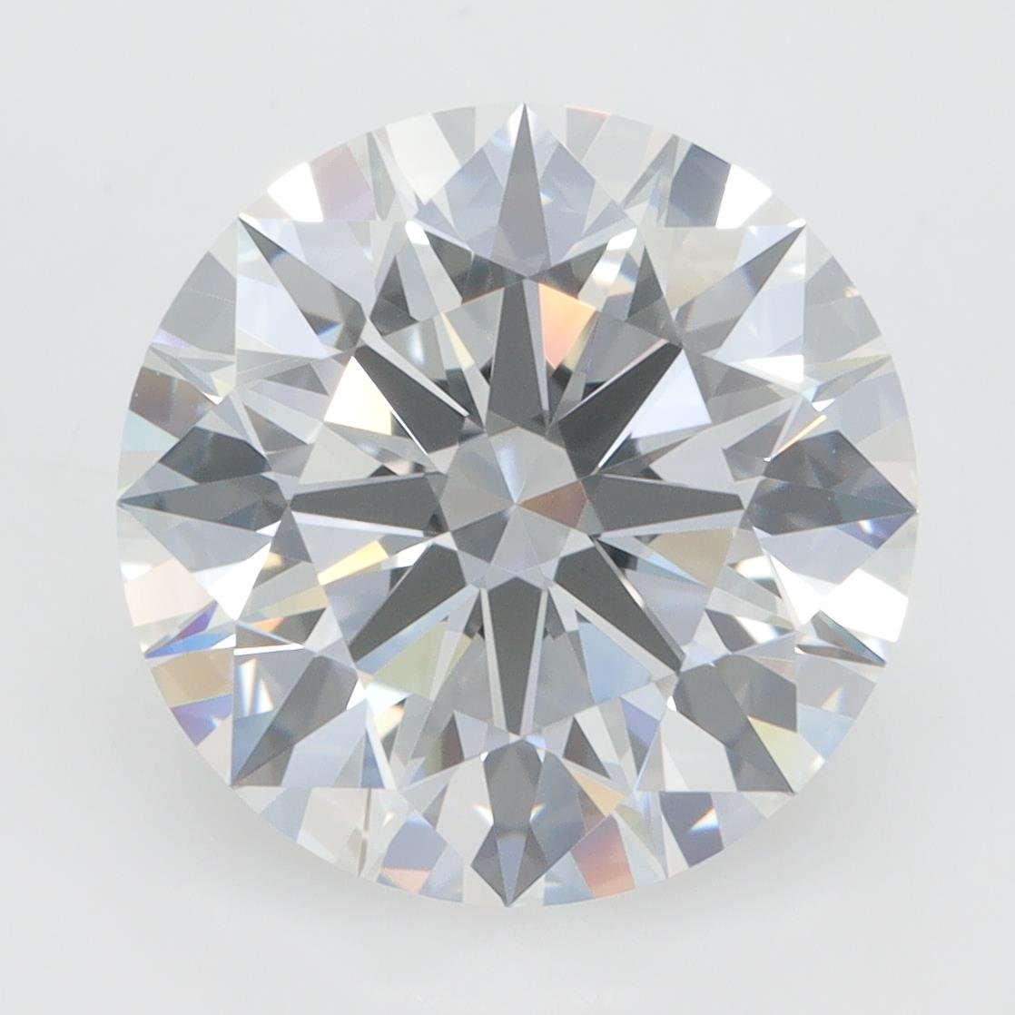 4.07ct E VVS1 Rare Carat Ideal Cut Round Lab Grown Diamond