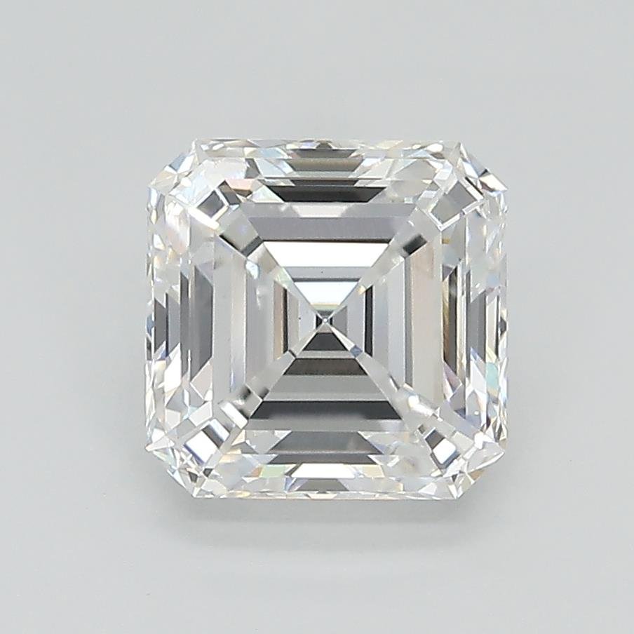 3.10ct E VS2 Rare Carat Ideal Cut Asscher Lab Grown Diamond