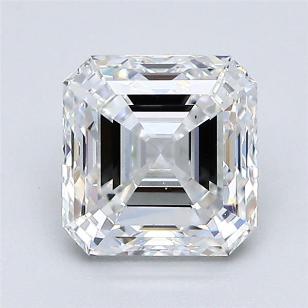 1.70ct E VS2 Rare Carat Ideal Cut Asscher Diamond