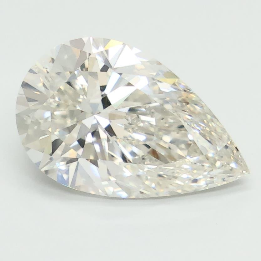 3.02ct G VVS2 Rare Carat Ideal Cut Pear Lab Grown Diamond
