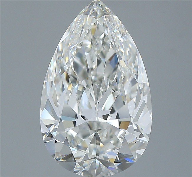 5.01 Carat Pear Natural Diamond