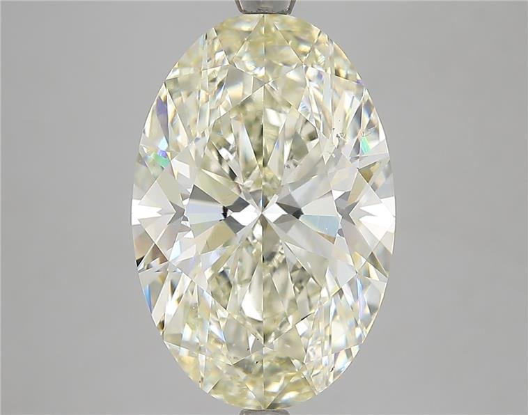 6.52ct K SI1 Rare Carat Ideal Cut Oval Diamond