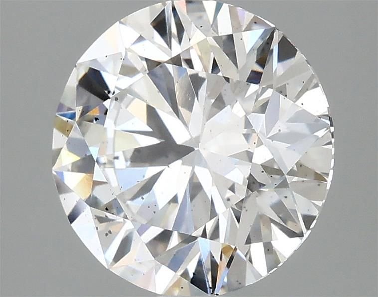 3.04ct F SI1 Rare Carat Ideal Cut Round Lab Grown Diamond