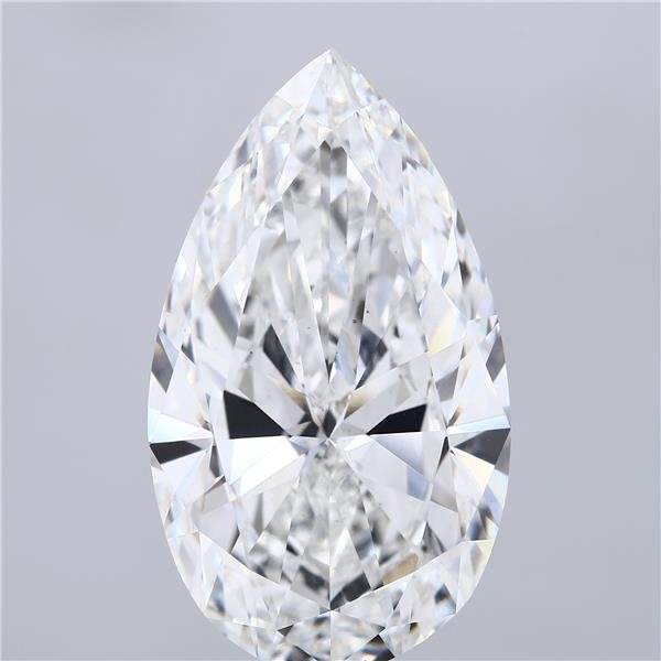 20.00ct F VS1 Rare Carat Ideal Cut Pear Lab Grown Diamond