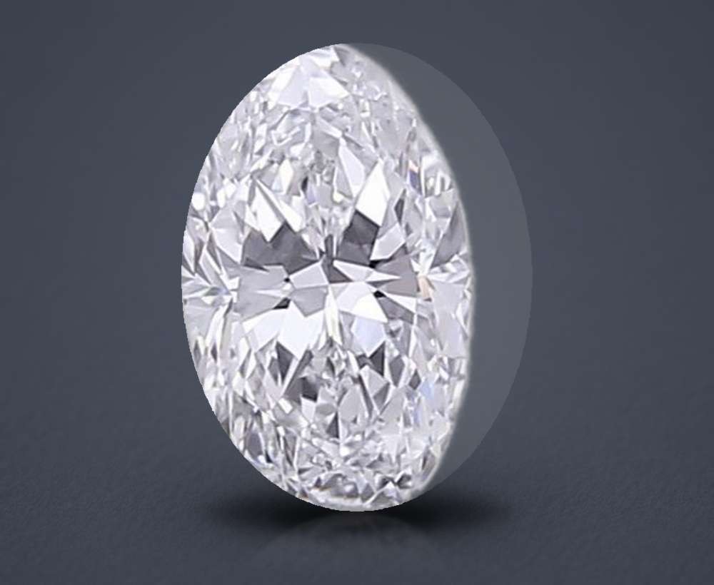 0.46 Carat Oval Lab Diamond