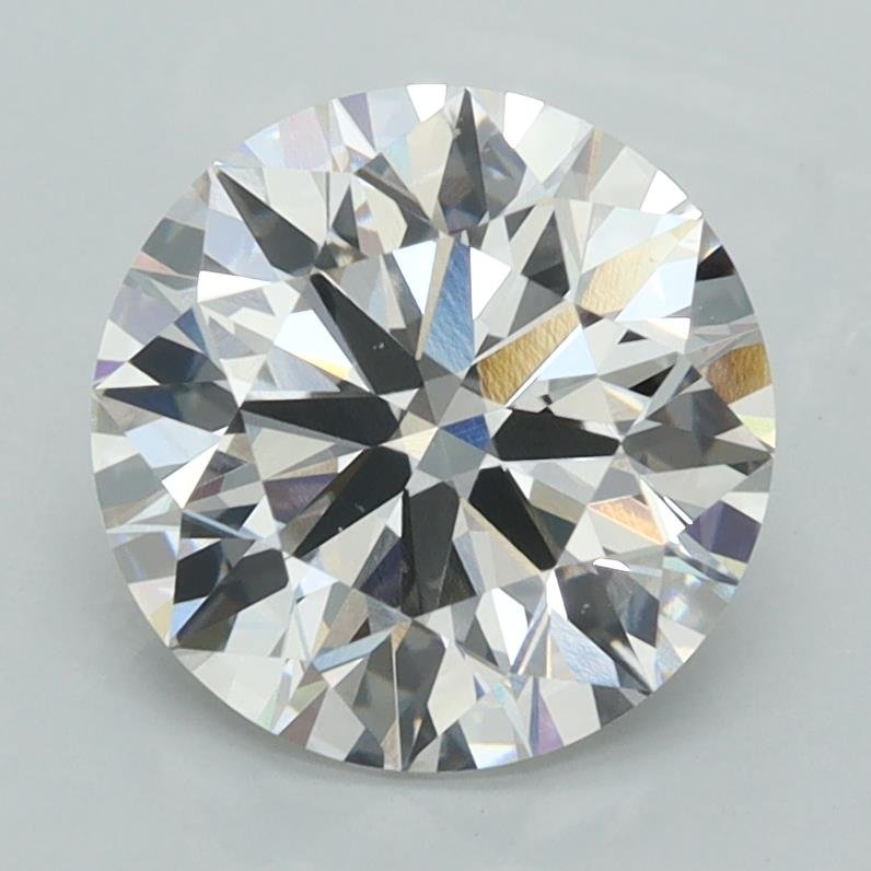 2.47ct F VVS2 Rare Carat Ideal Cut Round Lab Grown Diamond