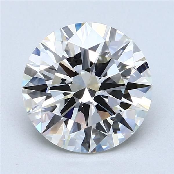 3.70ct J VVS2 Rare Carat Ideal Cut Round Diamond