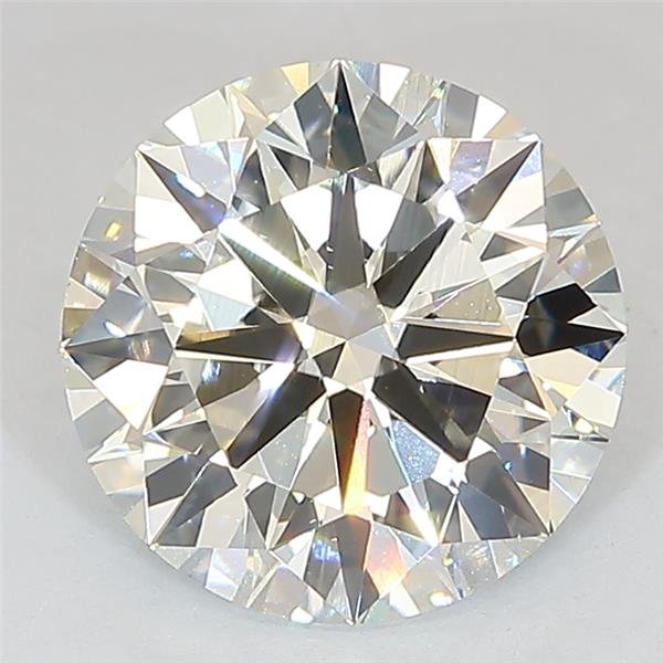 3.01ct J VS2 Excellent Cut Round Lab Grown Diamond