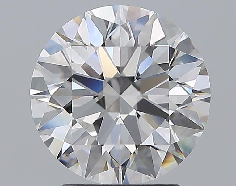 2.70ct E FL Rare Carat Ideal Cut Round Diamond