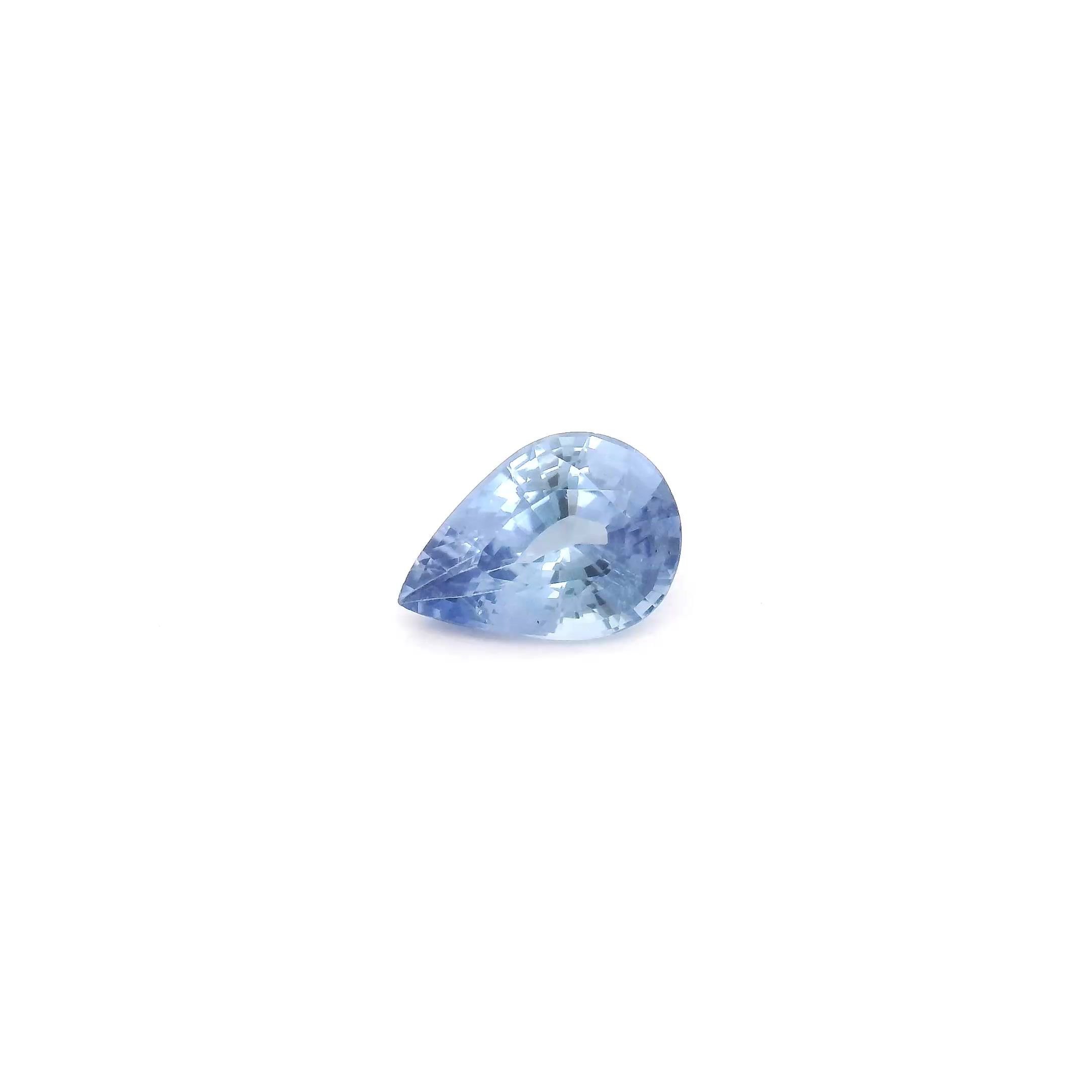 0.67 Carat Blue Pear Sapphire