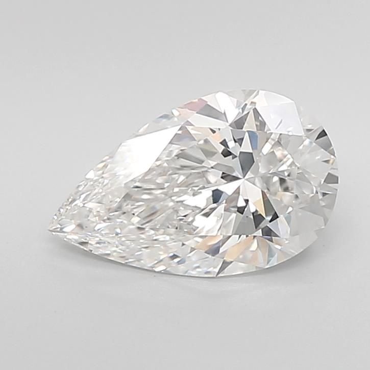 2.09ct E VS1 Rare Carat Ideal Cut Pear Lab Grown Diamond