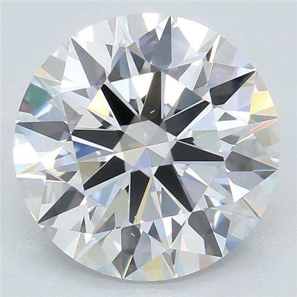 2.38ct D VS2 Rare Carat Ideal Cut Round Lab Grown Diamond