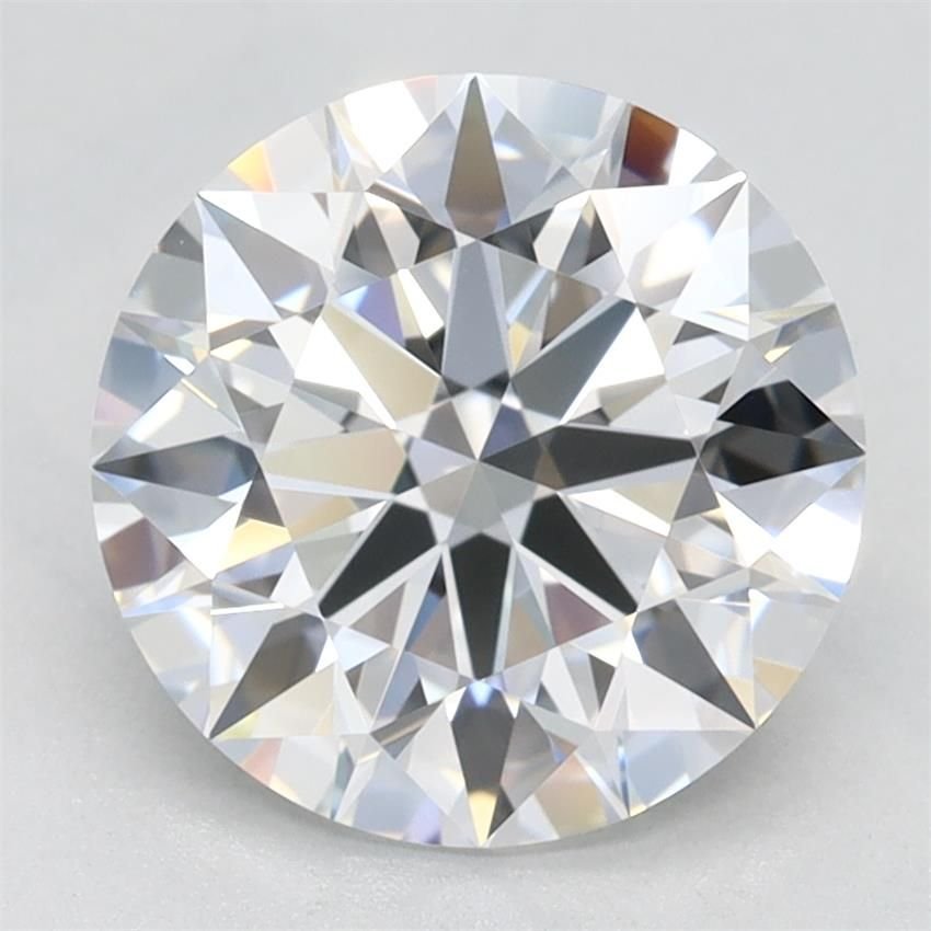 2.59ct D IF Excellent Cut Round Lab Grown Diamond