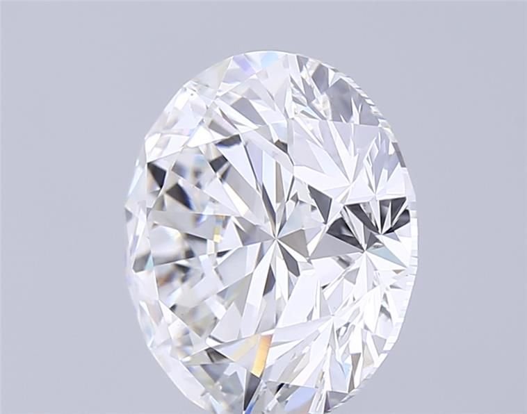 5.73ct F VS1 Rare Carat Ideal Cut Round Lab Grown Diamond