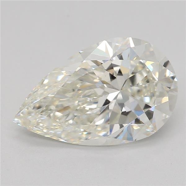 1.55ct I VS1 Rare Carat Ideal Cut Pear Lab Grown Diamond