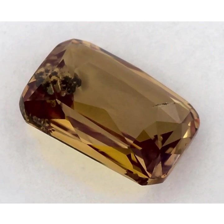 1.66 Carat Yellow Cushion Sapphire