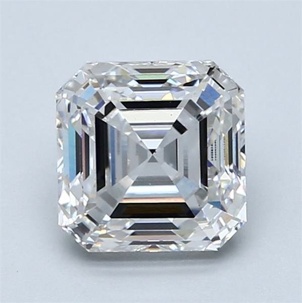 2.00ct F VS1 Very Good Cut Asscher Lab Grown Diamond