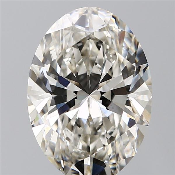 5.07ct I VS1 Rare Carat Ideal Cut Oval Lab Grown Diamond