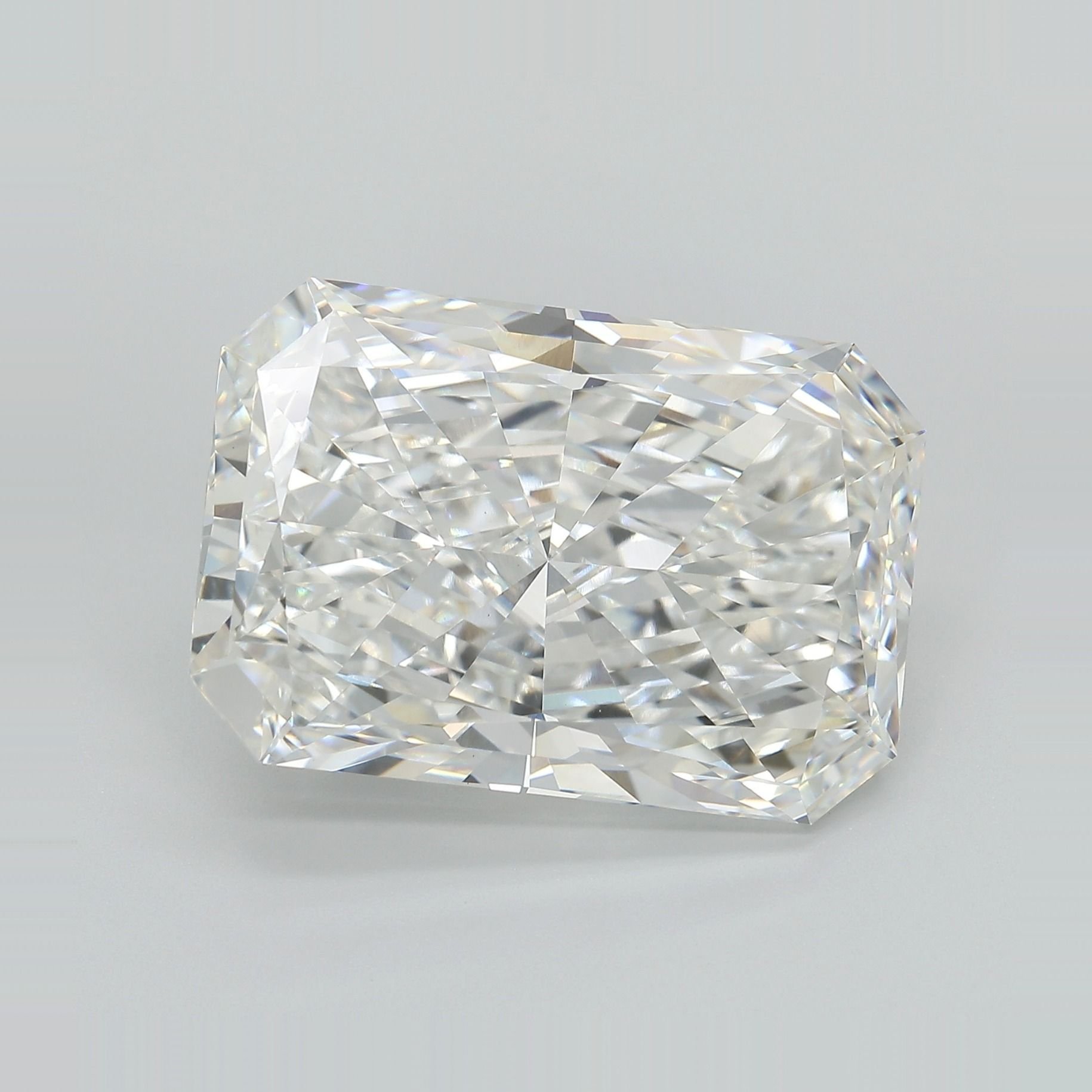 16.31ct F VVS2 Very Good Cut Radiant Lab Grown Diamond